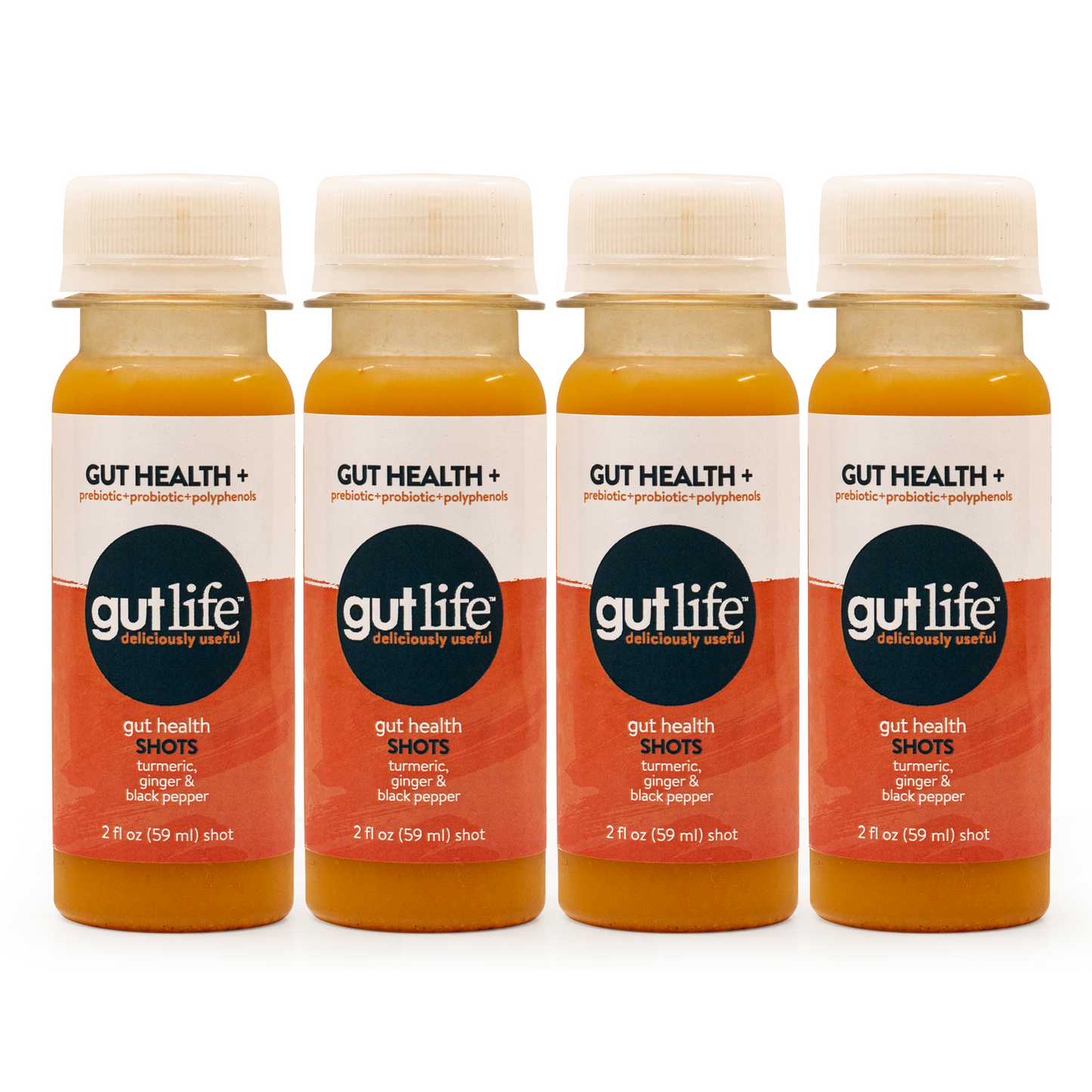 Organic Gut Health + Shot - Turmeric, Ginger & Black Pepper