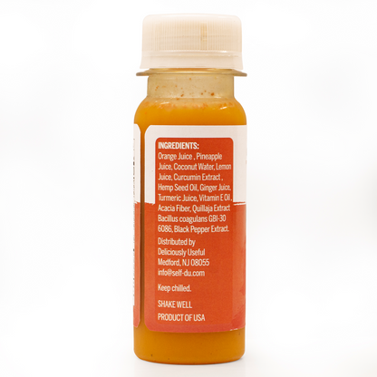 Organic Gut Health + Shot - Turmeric, Ginger & Black Pepper